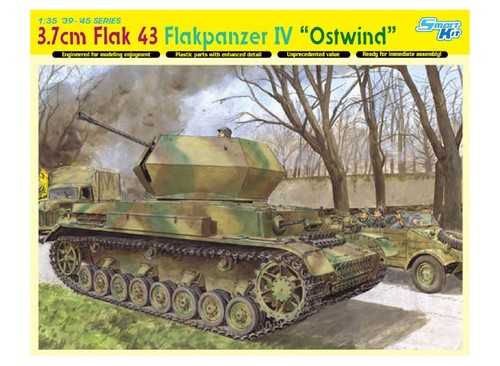 Dragon 7cm flak 43 - dragon, 3.7cm