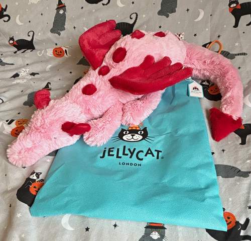Jellycat heart dragon plush - heart,