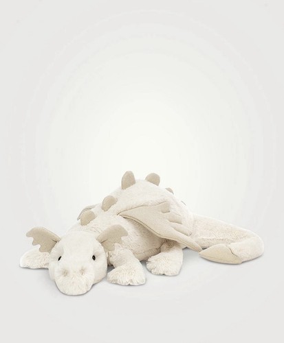 Jellycat white snow dragon - jellycat,
