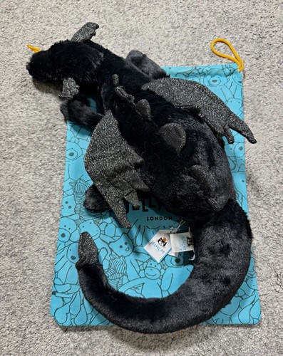 Jellycat onyx dragon medium - jellycat,