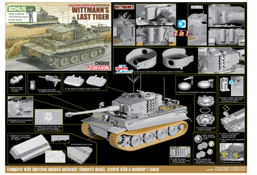 Dragon 6800 kpfw vi - dragon, 1:35