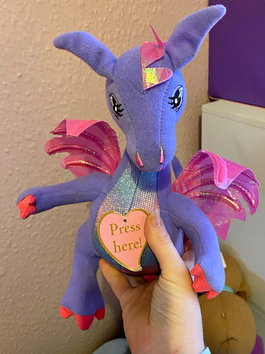Barbie talking dragon - barbie,