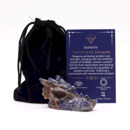 Gemstone dragon sodalite - -,