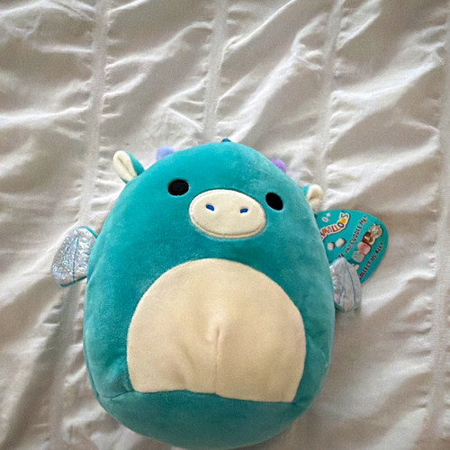 Squishmallows teal dragon - teal,